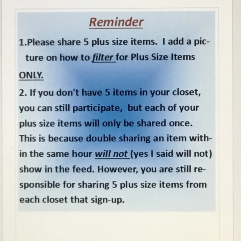 CLOSED 3/25/24 “Baby Got Back” Plus Size Share Group - Picture 5 of 7